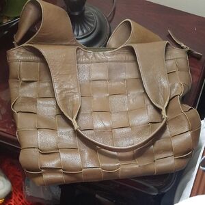 R.P.S. Rock Paper Scissors Leather Bag